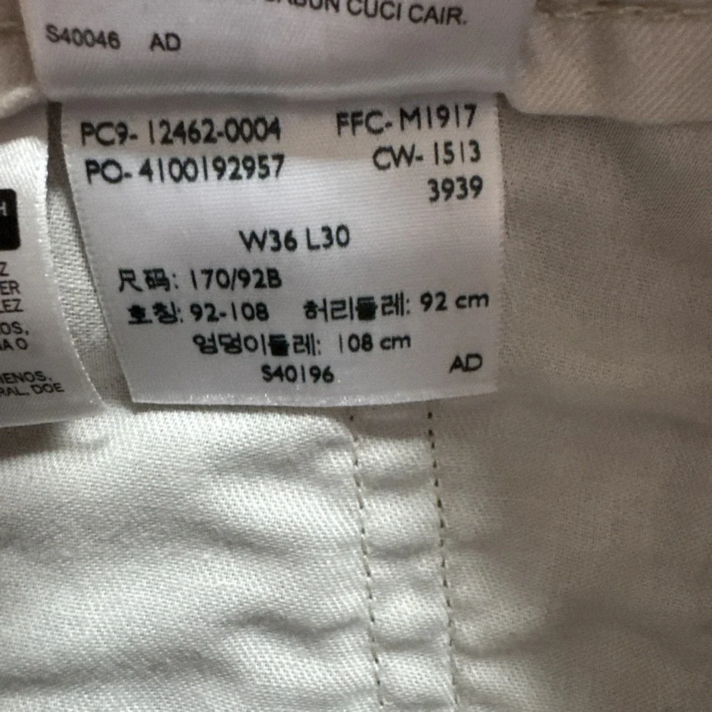 Levis‎ Ace Cargo Pants Mens 36x30 (36x28) Green Twill Military Straight Utility